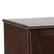 Alt View 13. Simpli Home - Draper Mid Century Sideboard Buffet and Wine Rack - Medium Auburn Brown.