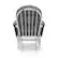 Alt View 16. Storkcraft - Hoop Glider and Ottoman - White/Gray.