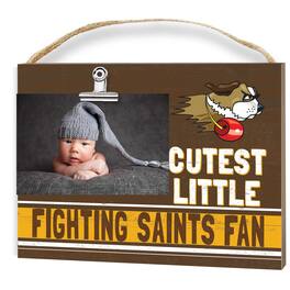 Jardine - St. Francis Fighting Saints 8" x 10" Cutest Little Fan Team Logo Clip Photo Frame - Brown
