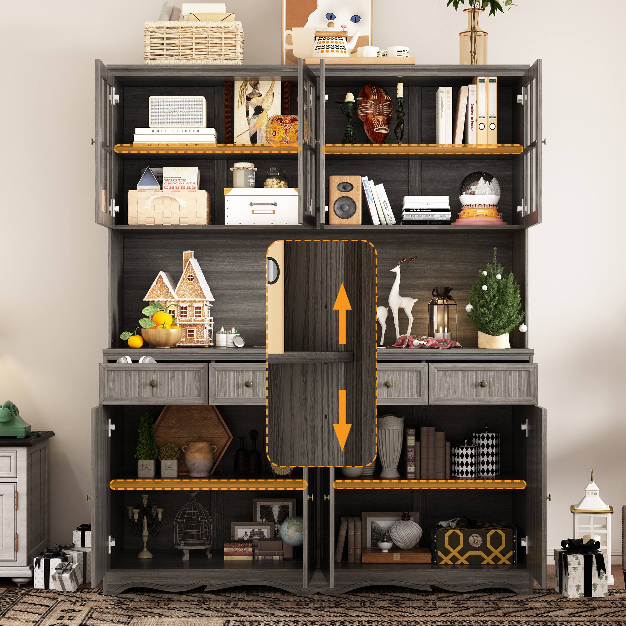 I'm sorry, but the text you provided does not seem to be related to the image. The image shows a bookshelf with various items on it, including books, a clock, and a potted plant. There is no text or message related to the image. If you have any specific question or need help with something, please let me know, and I'll be happy to assist you.