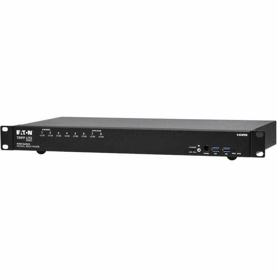 K/W RESET EATON 1 2 TRIPP LITE SERIES KVM Switch MODEL: B024-H4U08

3
4
5
6
AUTO-SCAN 1 I
HDMI
