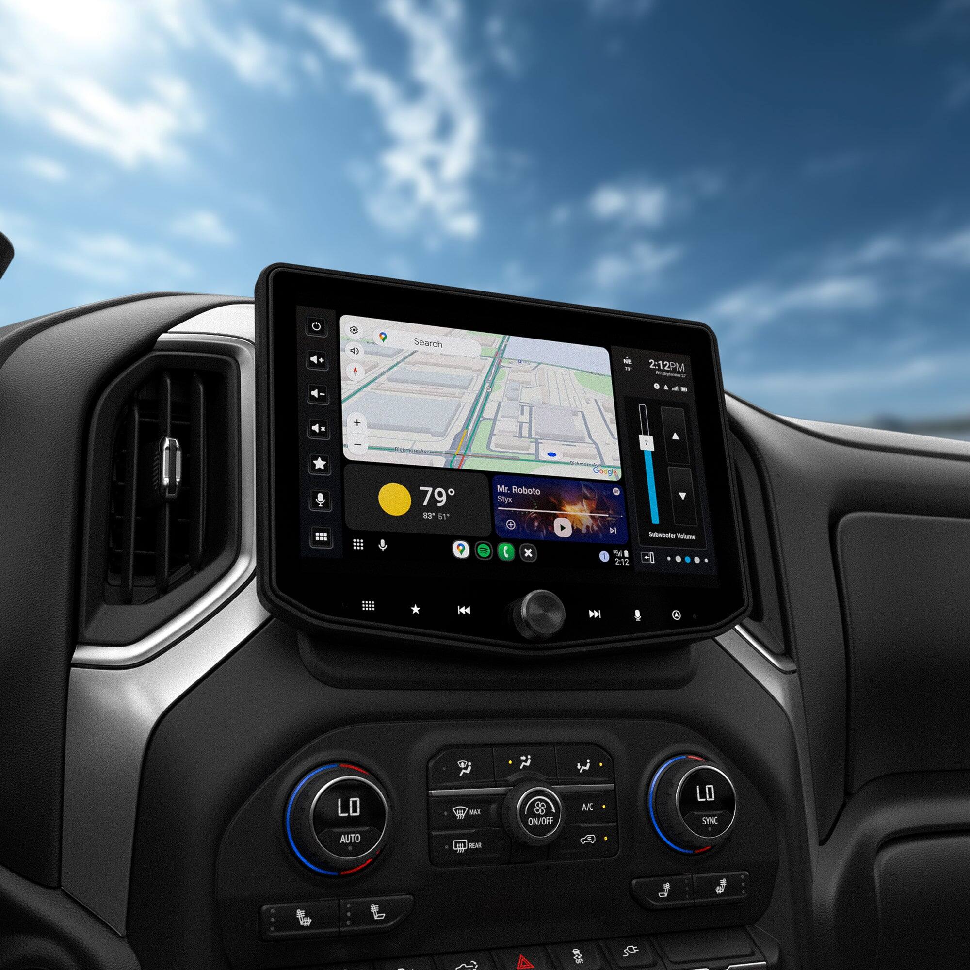 Search 2:12PM - 79 8 ST Mr Roboto Style 3 : x A GTE M 1 212 - - H e  LO AUTO -  88 ON/OFF AC LO SIN : g2