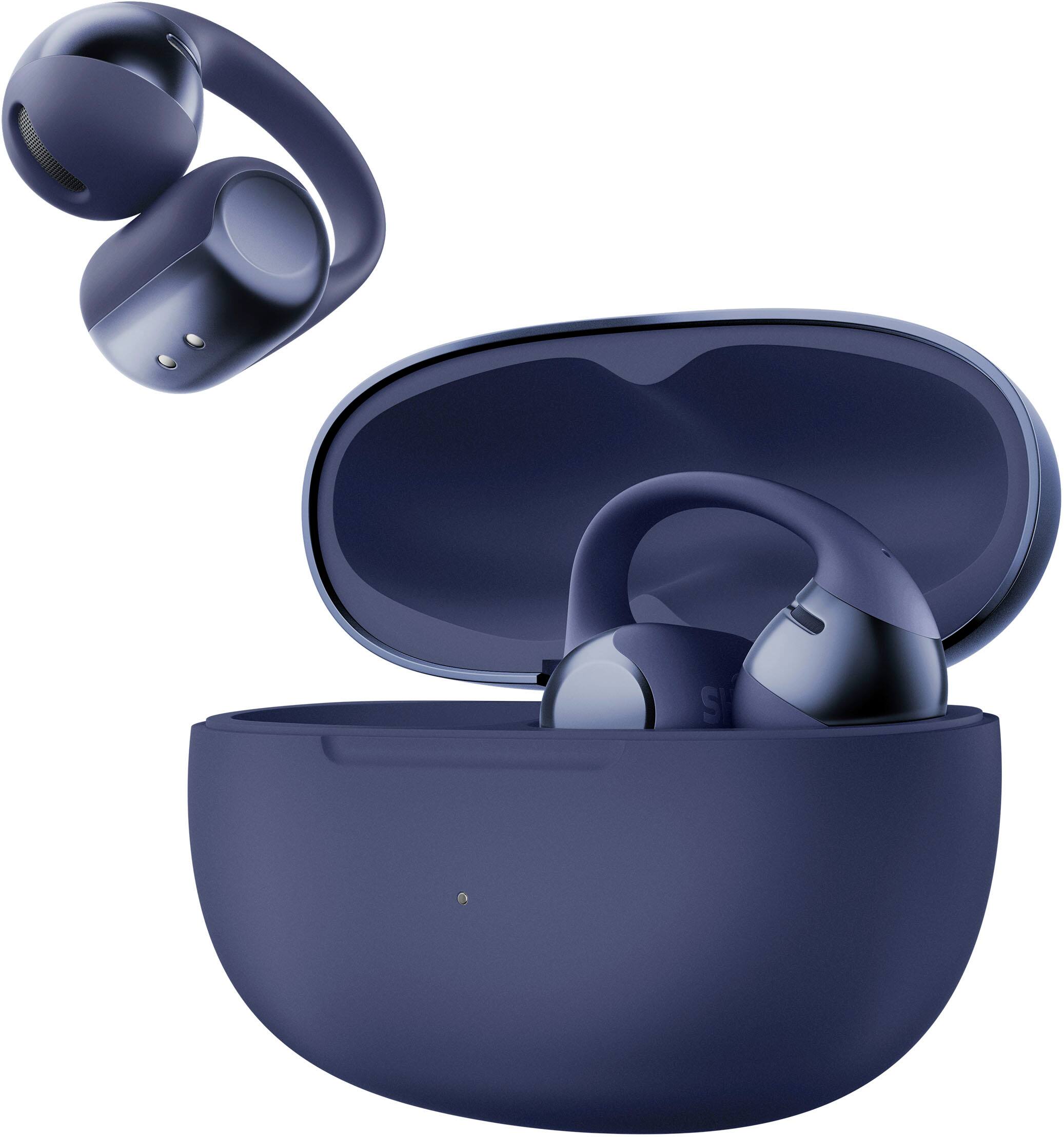 Alt View 1. Shokz - OpenDots ONE Open-Ear Clip-On True Wireless Bluetooth Earbuds - Navy Blue.
