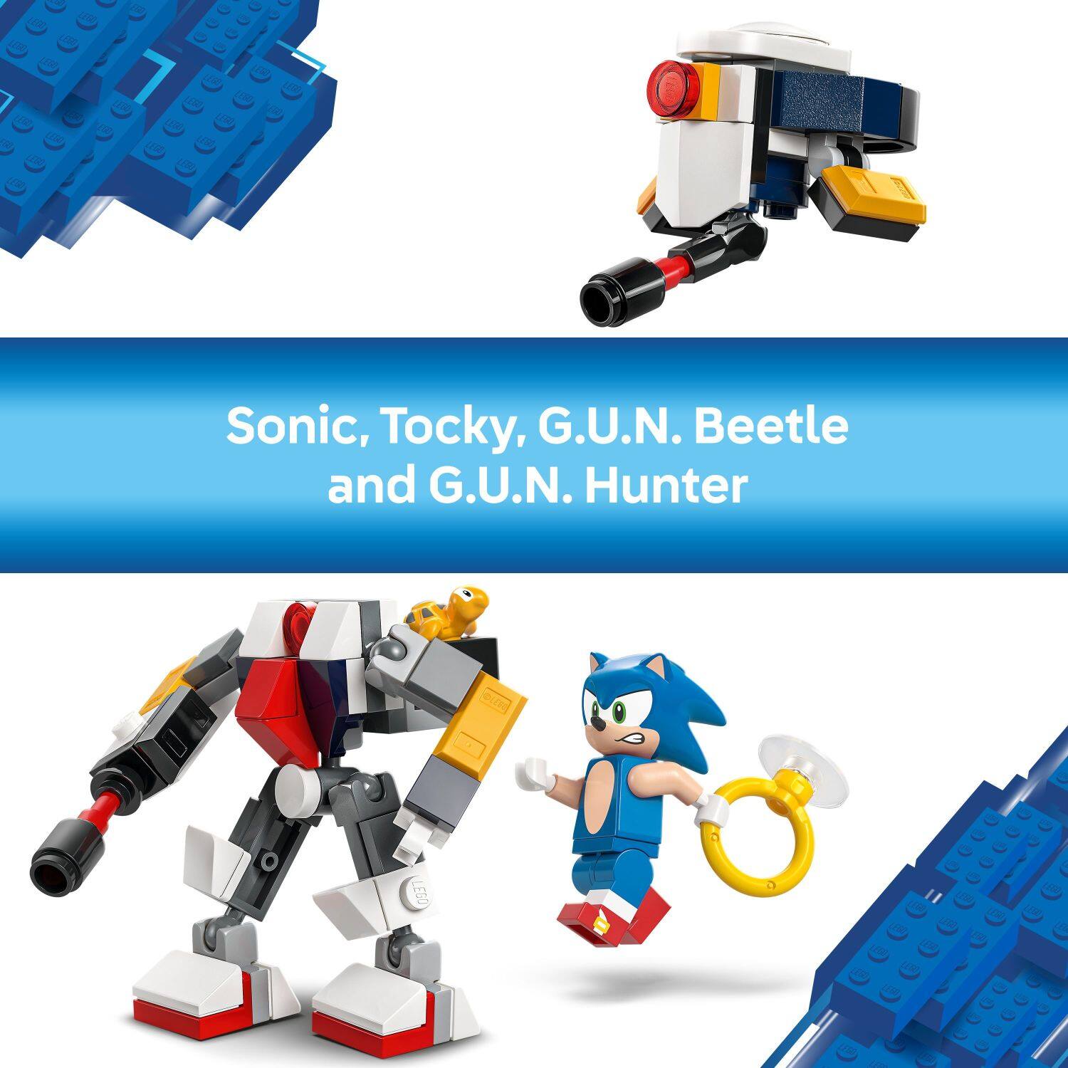 I - Sonic, Tocky, G.U.N. Beetle and G.U.N. Hunter oimE LEGO