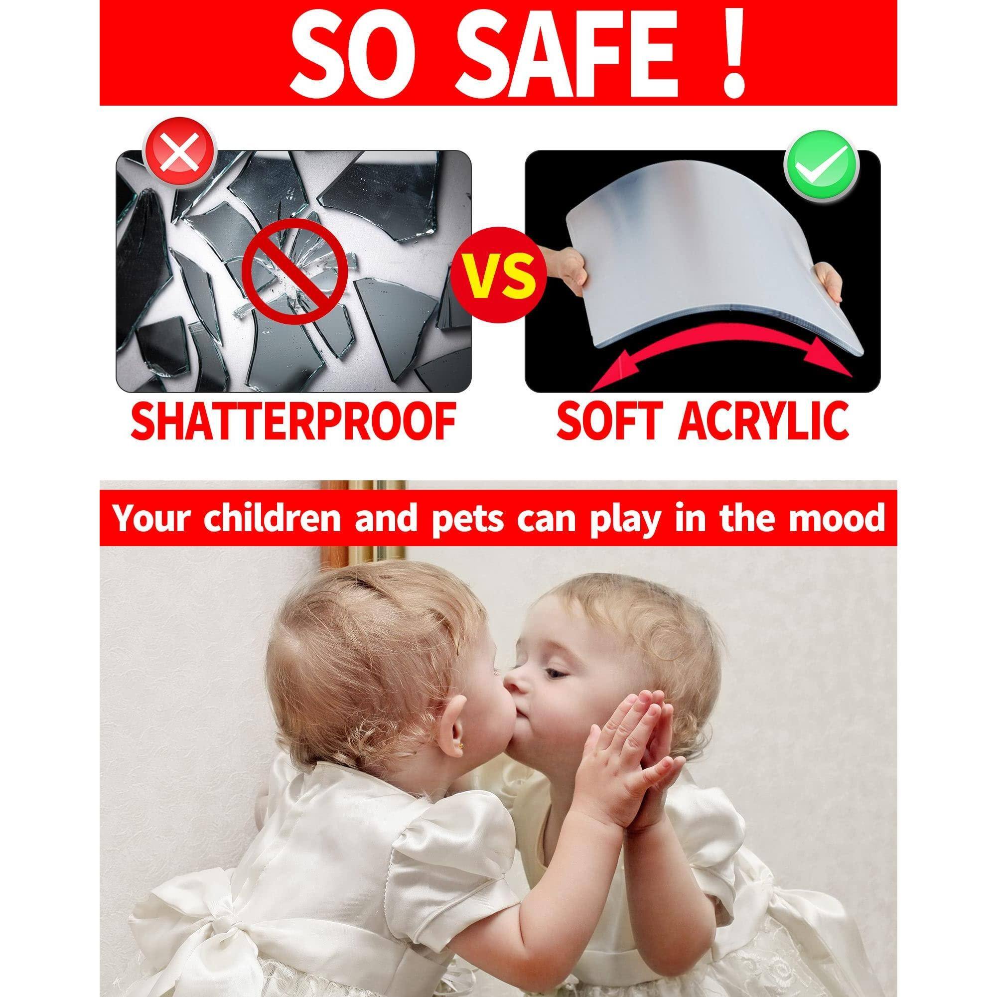SO SAFE!

SHATTERPROOF VS SOFT ACRYLIC

Your children and pets can play in the mood