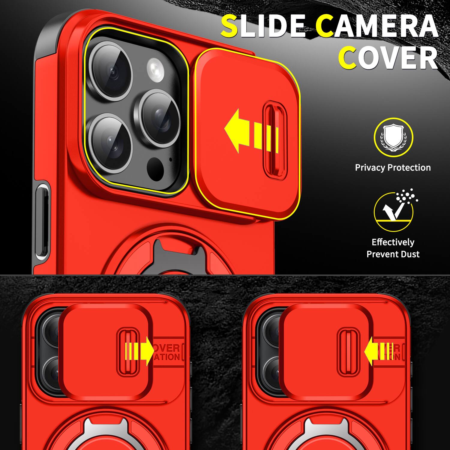 SLIDE CAMERA COVER

Privacy Protection

Effectively Prevent Dust