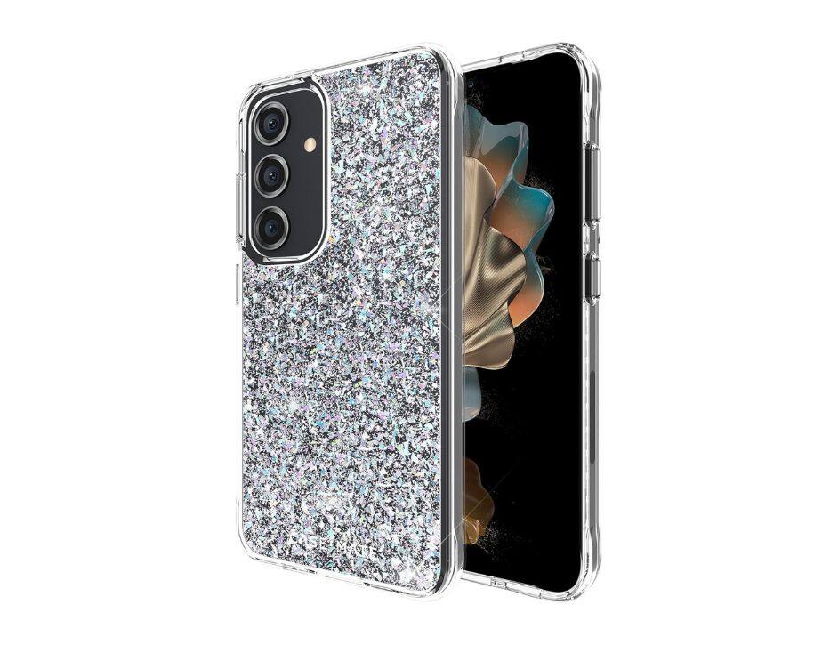 Front. Case-Mate - Case-Mate Twinkle Disco Case for Samsung Galaxy S24 - Twinkle Disco.