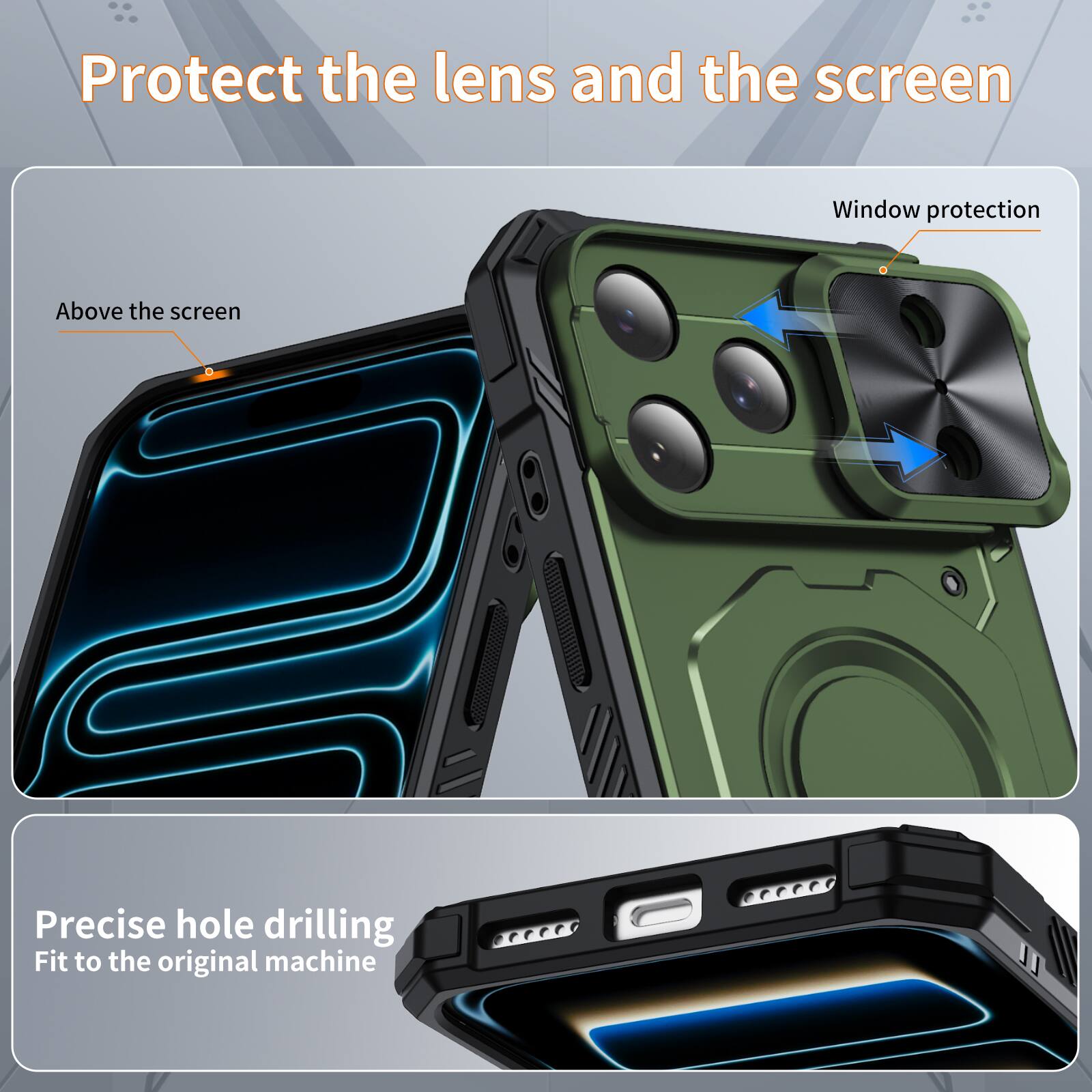 UUCOVER Magnetic Case for iPhone 17 Pro Max,Shockproof TPU+PC Case ...