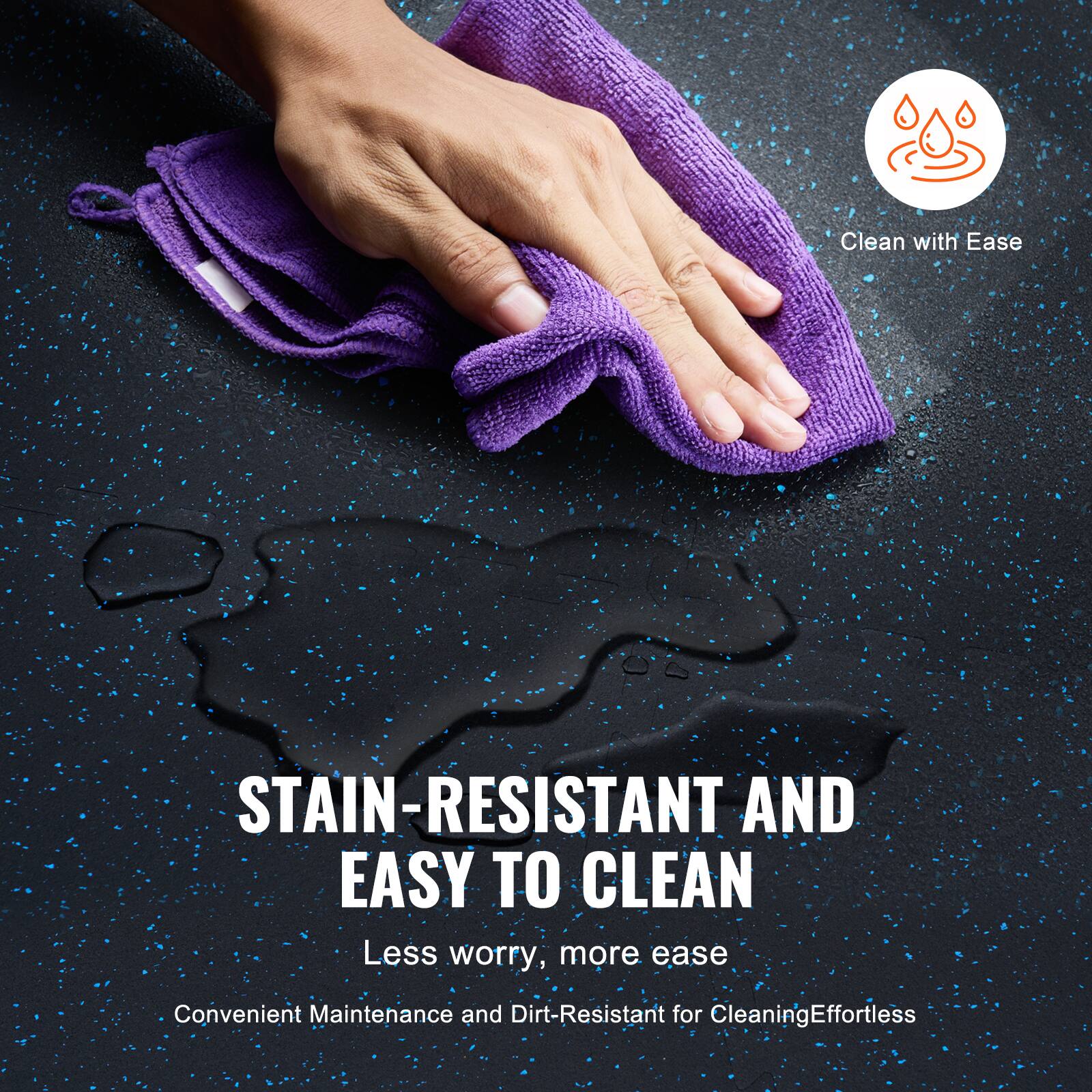 Clean with Ease, STAIN-RESISTANT AND EASY TO CLEAN, Less worry, more ease, Convenient Maintenance and Dirt-Resistant for CleaningEffortless