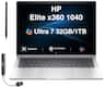 HP - Elitebook x360 1040 2-in-1 Laptop 14.0 2.8K Display (Ultra 7-155H, 32GB, 1TB SSD, Active Pen, Win 11 Pro) w/USB Hub - Silver