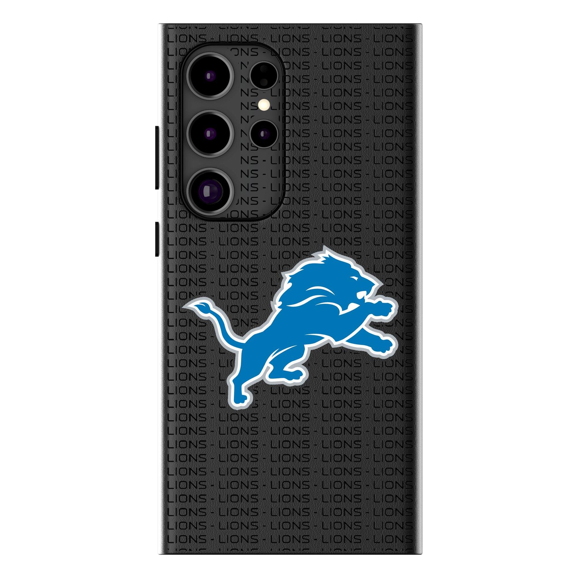 Keyscaper - NFL - Detroit Lions Text Backdrop Galaxy Magnetic Bump Case - S25 - Black price history on PriceWatchPro