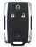 Front. Car Keys Express - GM Keyless Entry Remote - 4 Buttons (Lock, Unlock, Remote Start, and Panic) - Black.