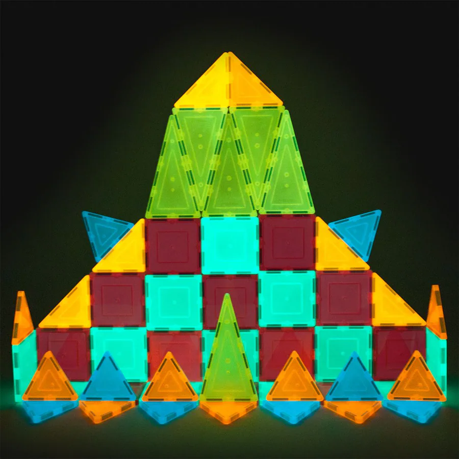 PicassoTiles PICASSO TILES Magnetic Tiles for Kids, STEM Building ...