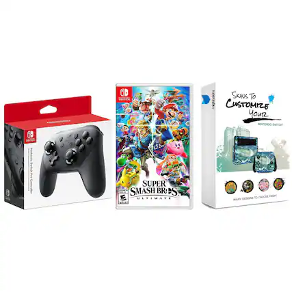 i GD ACNY SWITCH | Nintendo - Switch ! P1o | Controller CEAA EL i ....... SWITCH. S SUPER nothing_to_trcrbe - BR I - SMASH eS ULTIMATE coRD SKINS To mightyskins CUSTOMIZE YOUR NINTENDO SWITCH CHOOSE FROM DESIGNS TO MANY - E (Everyone)