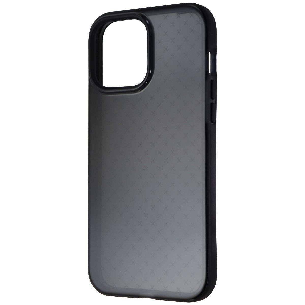 Front. Tech21 - Tech21 Evo Check Series Flexible Gel Case for Apple iPhone 13 Pro Max - Black - Black.