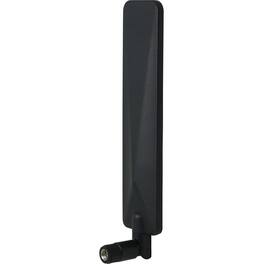 Digi International - Digi Antenna - Cellular, 4G/LTE - 699 MHz to 960 MHz, 1710 MHz to 2690 MHz, 2500 MHz to 2690 MHz - 3 dBi - Cellular Netw - Black