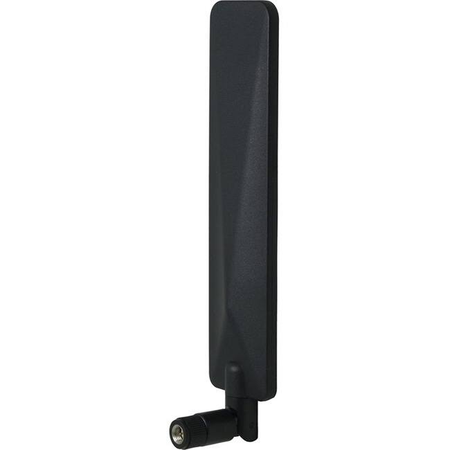 Front. Digi International - Digi Antenna - Cellular, 4G/LTE - 699 MHz to 960 MHz, 1710 MHz to 2690 MHz, 2500 MHz to 2690 MHz - 3 dBi - Cellular Netw - Black.