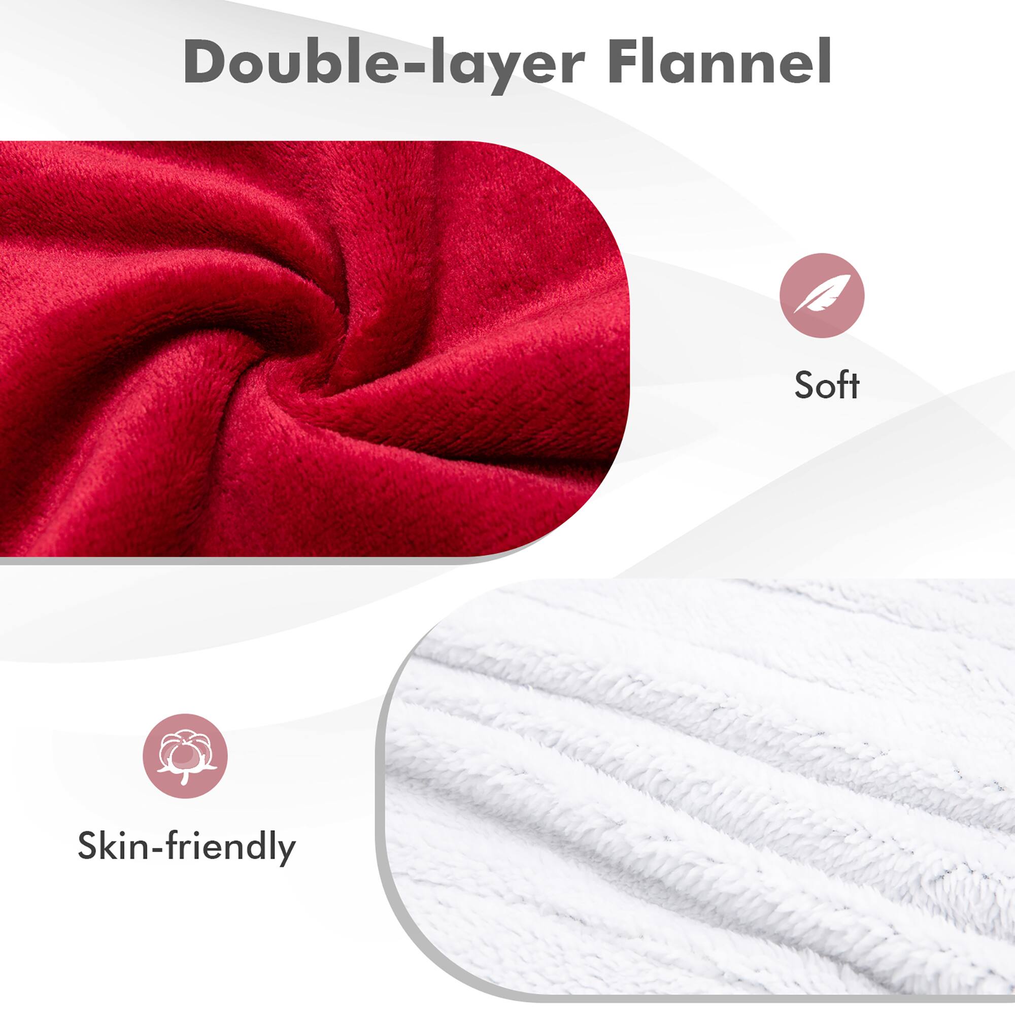 Double-layer Flannel Soft Skin-friendly