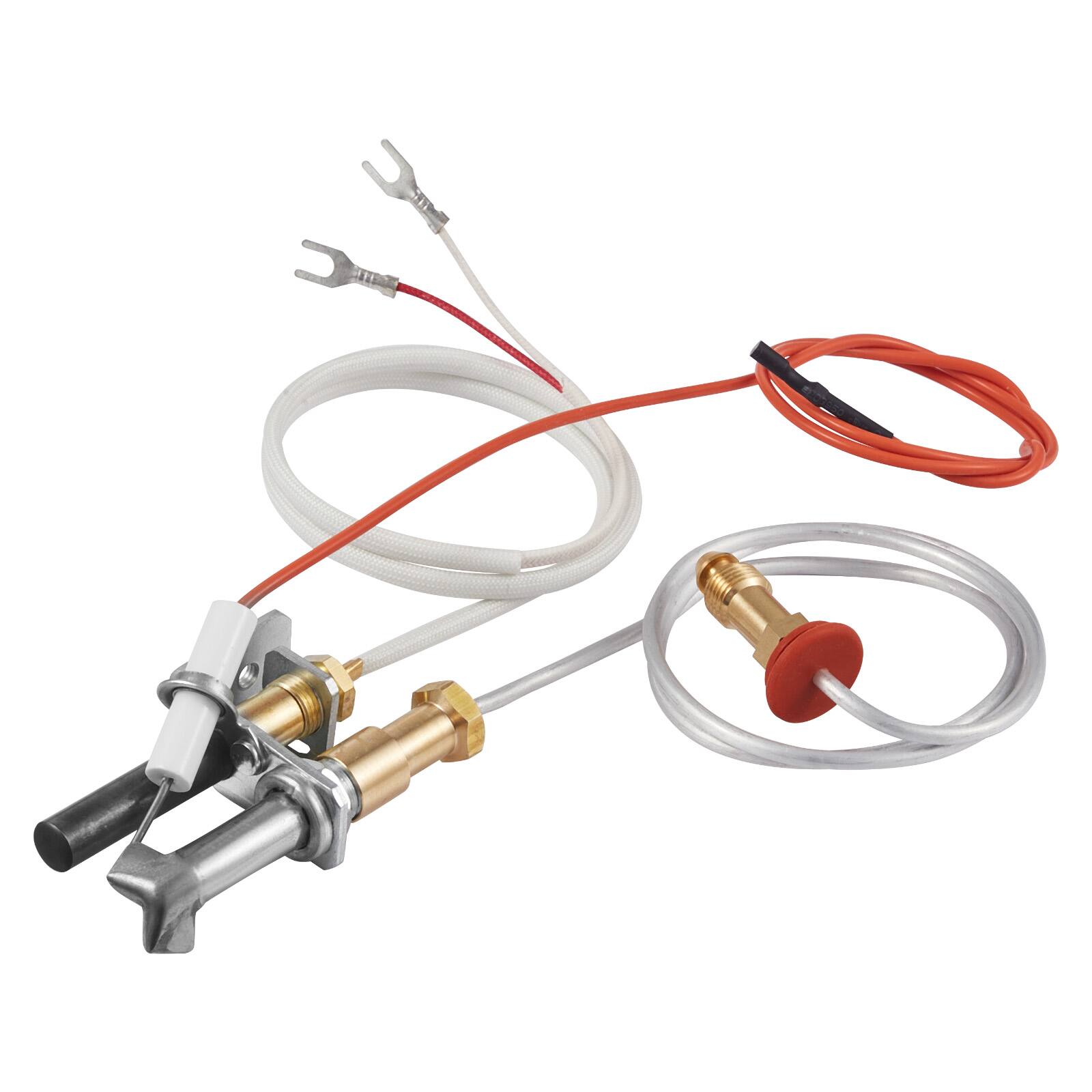Alt View 5. VEVOR - Gas Pilot Assembly, OE 446-512A, HSRV 446-512A, SRV 446-512A Gas Pilot Assembly Kit, Natural Gas Ignition Replacement - Silver.