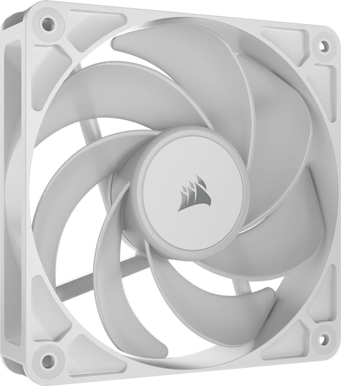 Alt View 14. CORSAIR - RS120-R ARGB 120mm PWM Fans (3-pack) - White.