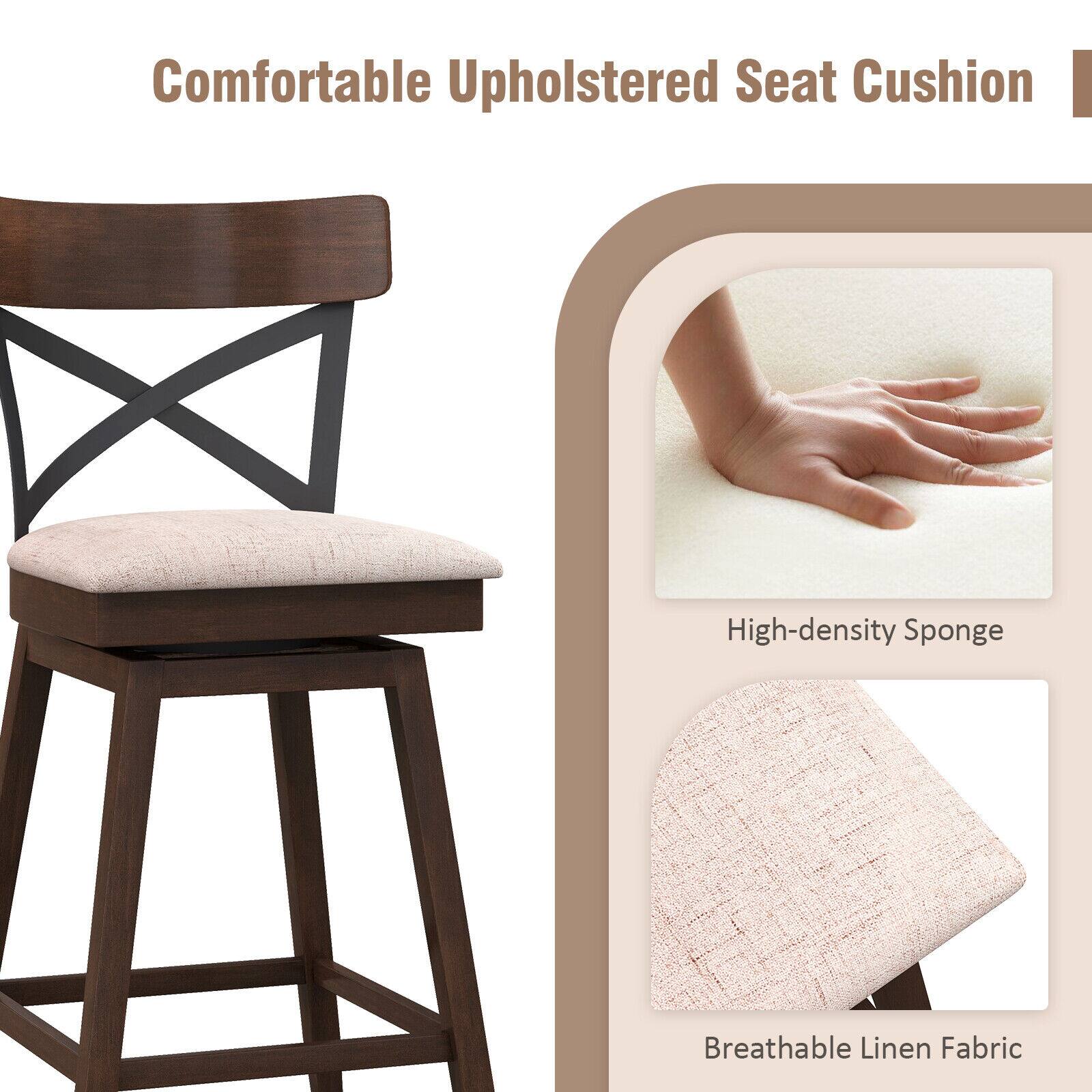 Comfortable Upholstered Seat Cushion

High-density Sponge
Breathable Linen Fabric