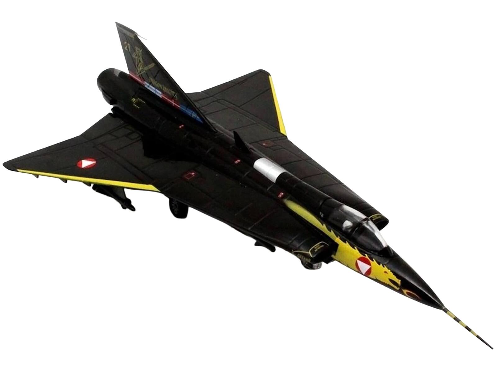 Alt View 1. Aviation 72 - Saab Draken Fighter Aircraft "Dragon Knights, Retirement Livery" (2005) Austrian Air Force 1/72 Model by Aviation 72.