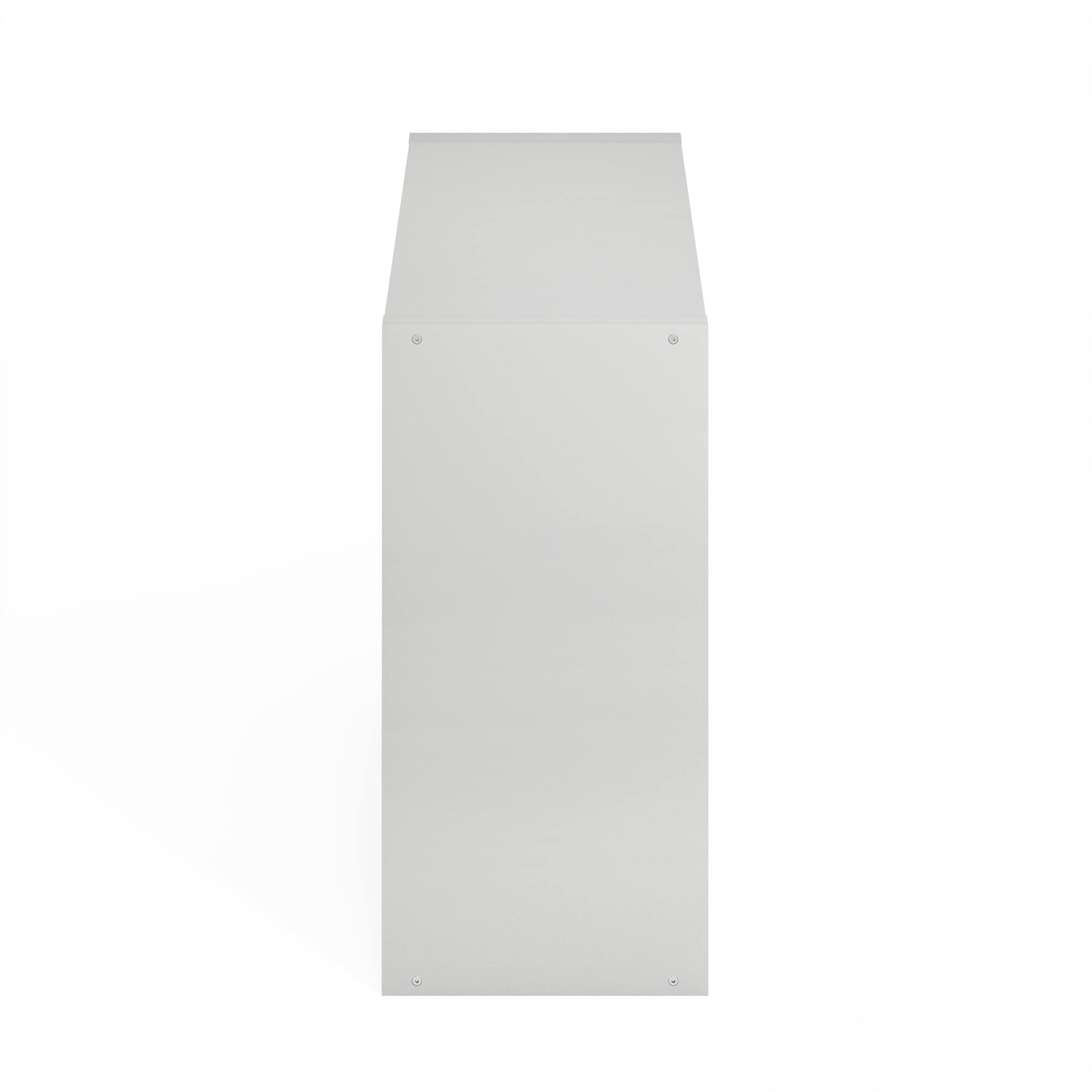 Alt View 2. Furinno - Hermite 4-Cube Open Shelves Kitchen Storage, Kitchen Island, Bakers Rack, Buffet Sideboard - Light Grey.