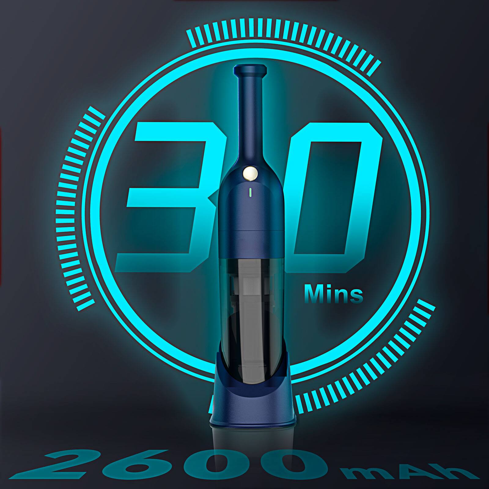 30 Mins  
2600 mAh
