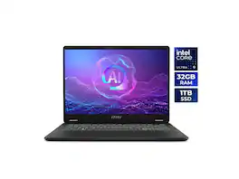 MSI - Prestige 14 AI+ Laptop Intel Core Ultra 9 288V 32GB RAM 1TB NVMe SSD Windows 11 Home (C2VMG-034US)