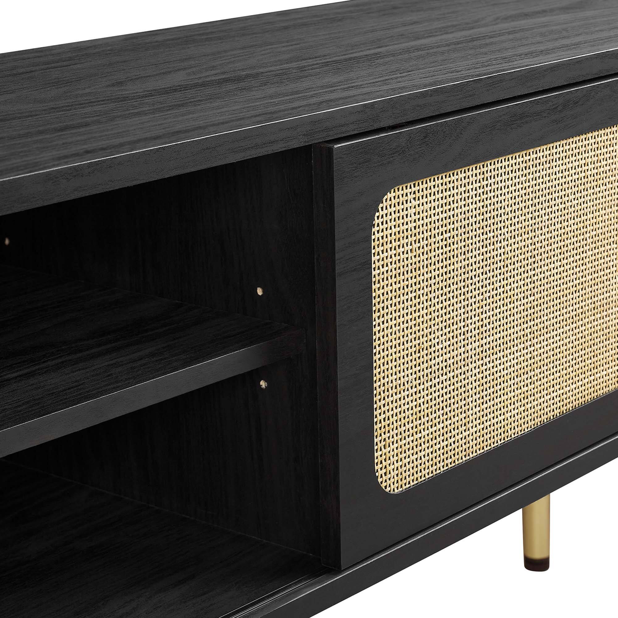 Alt View 4. Modway - Cambria 47" TV Stand by Modway - Black.
