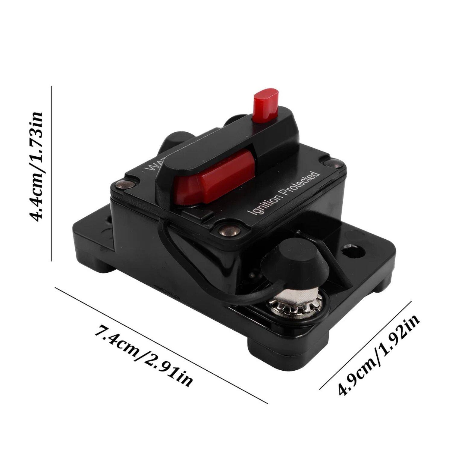 4.4cm/1.73in  
7.4cm/2.91in  
4.9cm/1.92in  

Ignition Protected