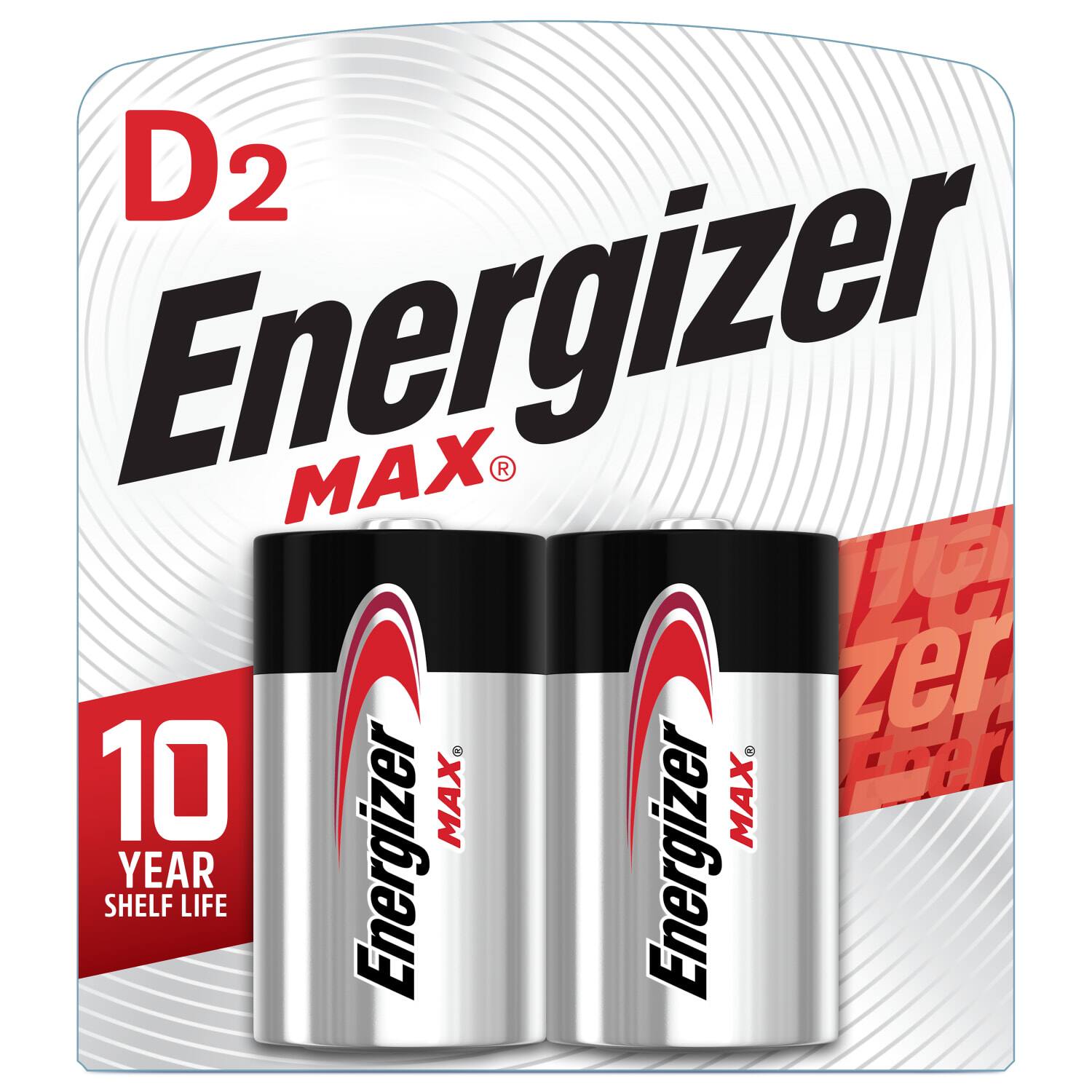 Energizer Max D Batteries 2 Pack D Cell Alkaline Batteries E95bp 2 Best Buy 0065