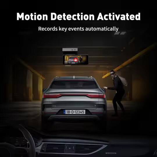 Motion Detection Activated  
Records key events automatically  

18-D-12345