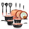 nutrichef NON-STICK COOKWARE PROFESSIONAL KITCHENWARE 14 PIECE