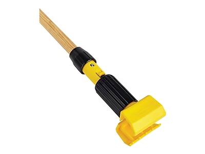 Alt View 1. RubberMaid - Gripper 60" Wood Wet Mop Handle - Yellow/Natural.
