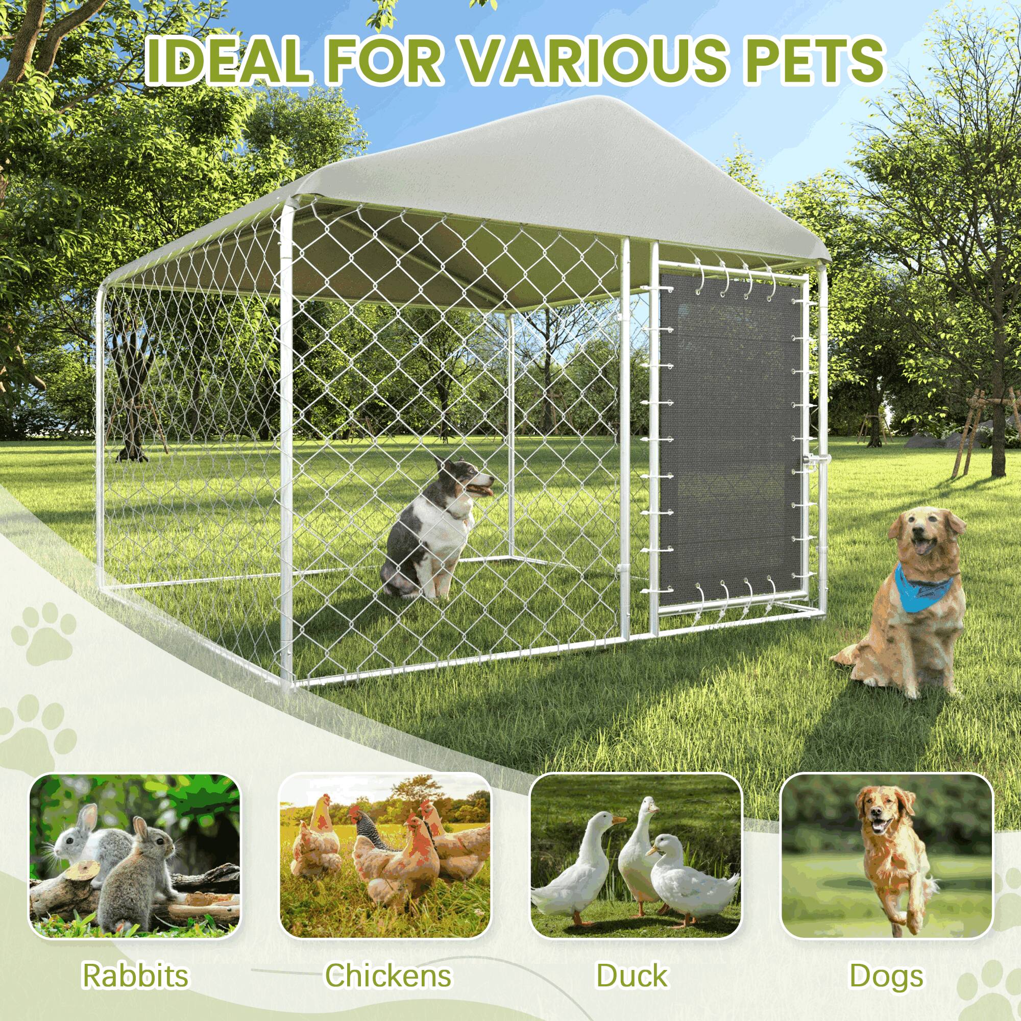 IDEAL FOR VARIOUS PETS

- Rabbits
- Chickens
- Duck
- Dogs