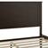 Alt View 19. Martha Stewart - Corbin Wooden King Size Platform Bed with Headboard and Footboard - Dark Brown.