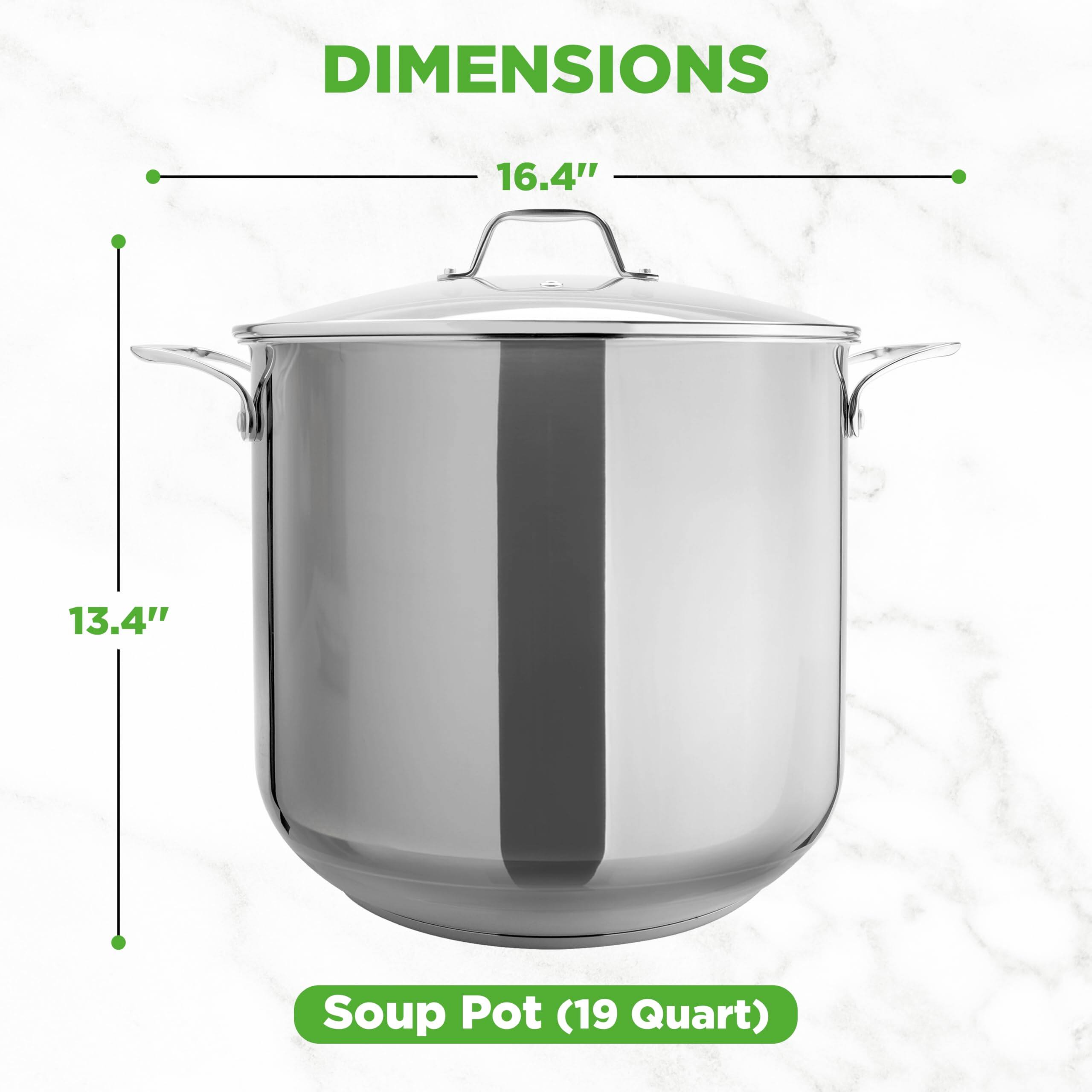 DIMENSIONS  
16.4" x 13.4"  
Soup Pot (19 Quart)