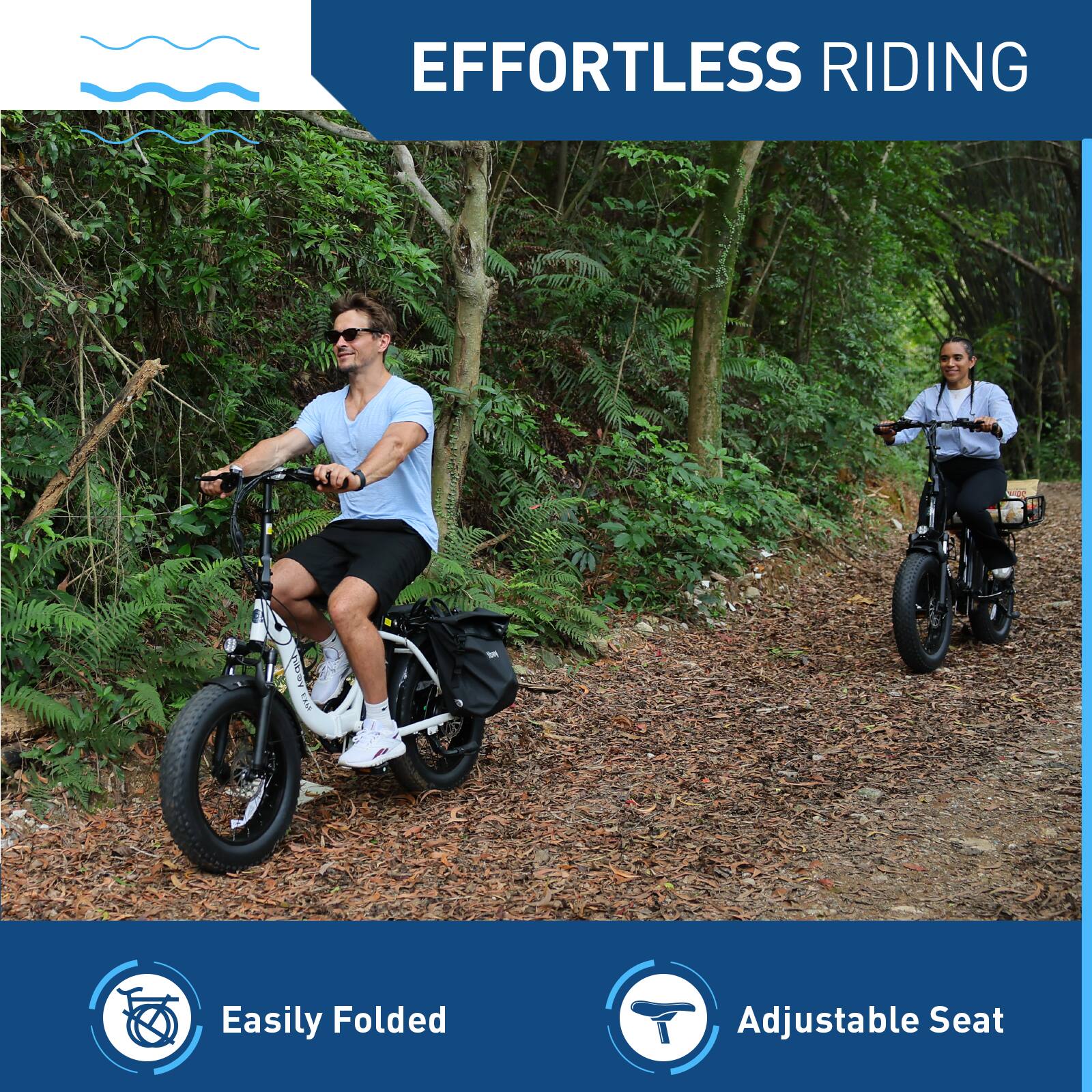 Effortless Riding: Easily Folded Adjustable Seat
