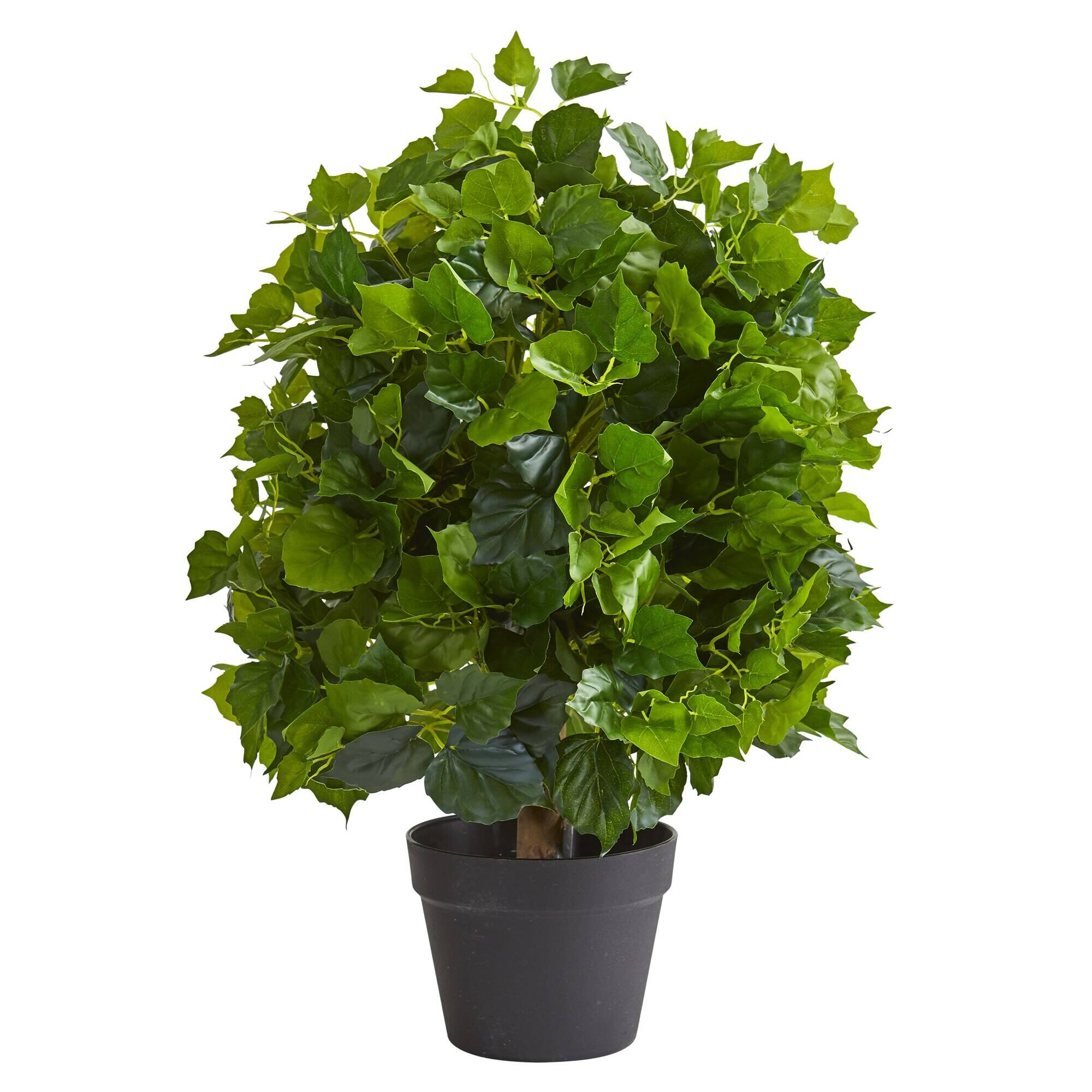 Front. BreeBe - 2' Ficus Artificial Tree - Multicolor 1.