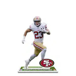 UPI Marketing - Christian McCaffrey San Francisco 49ers 12'' Player Standee Desktop Display - Multicolor