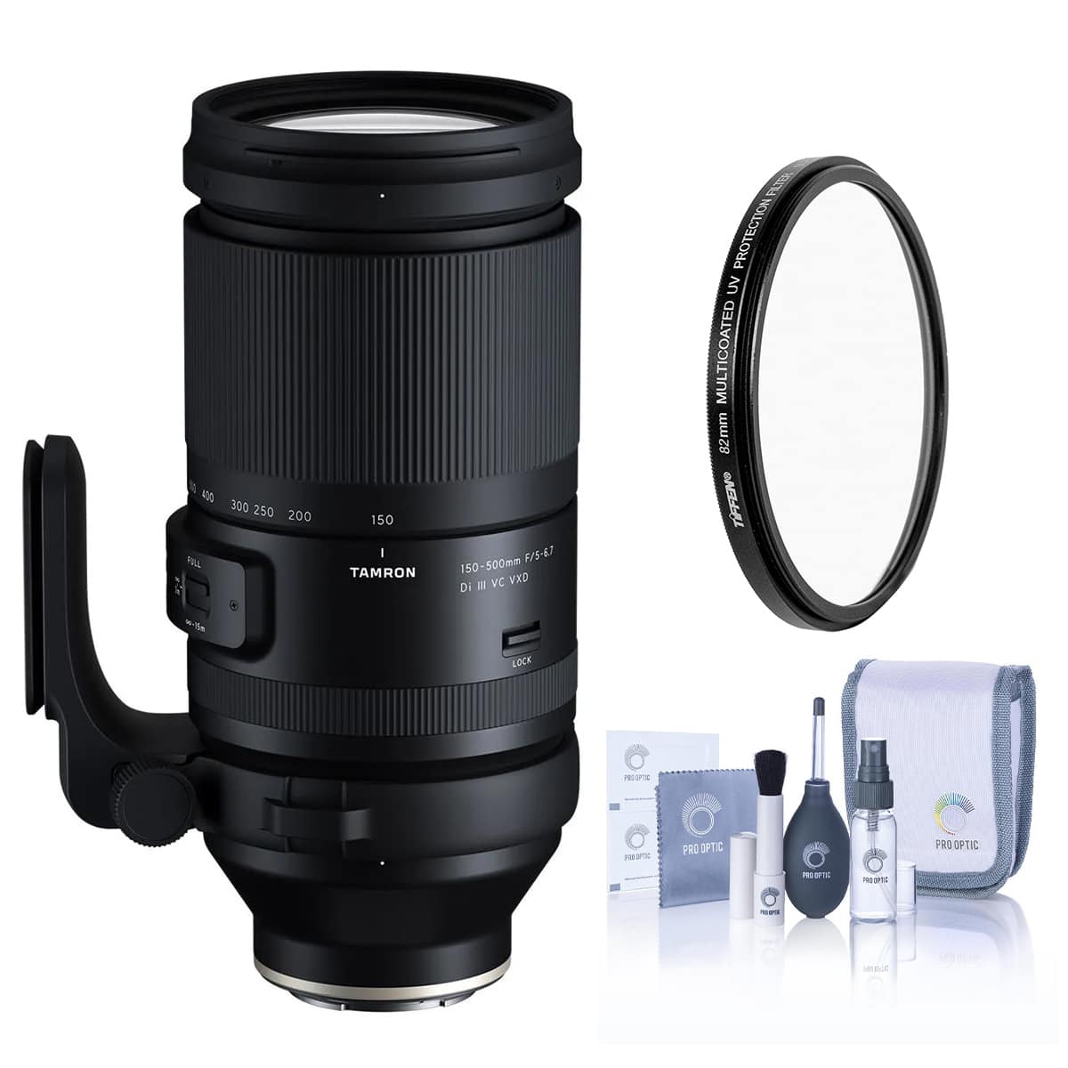 Bundle - Tamron - 150-500mm f/5-6.7 Di III VC VXD Lens for Sony E, w/ UV Filter