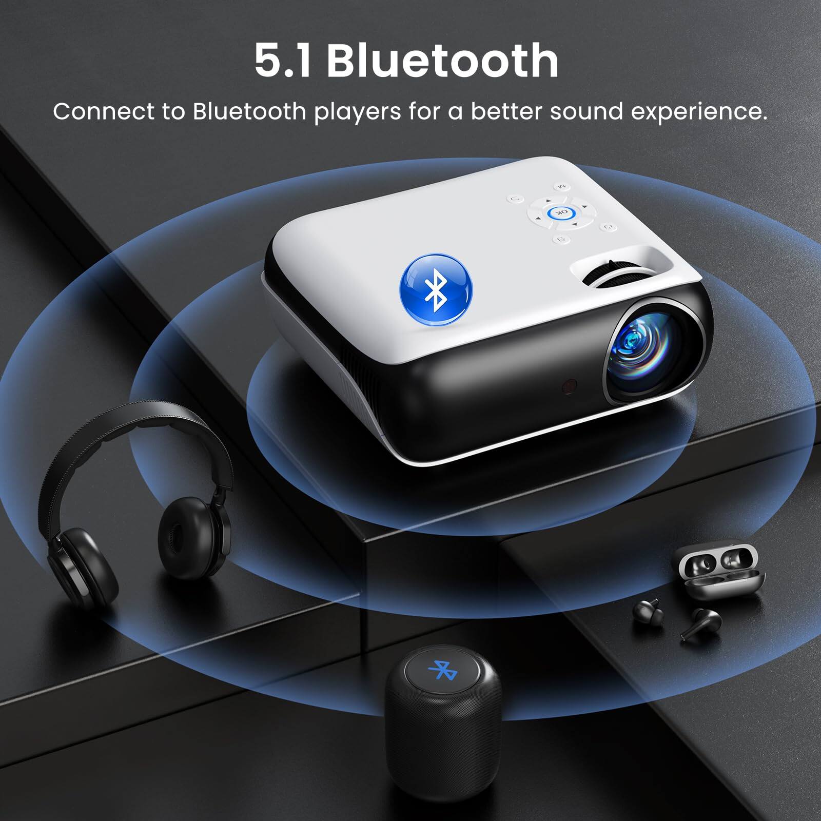5.1 Bluetooth  
Connect to Bluetooth players for a better sound experience.