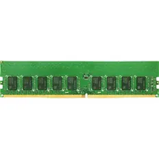 Front. Synology - Synology 16GB DDR4 SDRAM Memory Module - For NAS Server - DDR4-2666/PC4-21333 DDR4 SDRAM - 2666 MHz - Unbuffered - Black.
