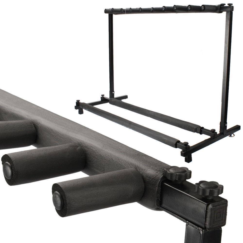 Alt View 3. Winado - Guitar Stand 9 Holder Guitar Folding Stand Rack Band Stage Bass Acoustic Guitar.