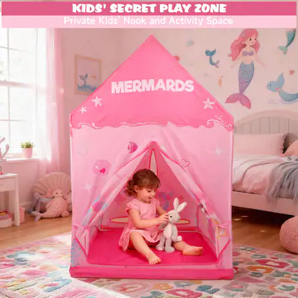 KIDS' SECRET PLAY ZONE
Private Kids' Nook and Activity Space
MERMARDS