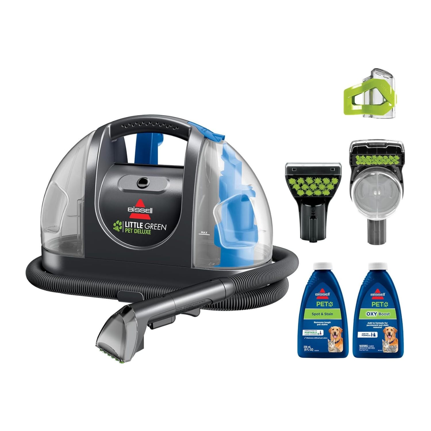 Bissell - Little Green Pet Deluxe Portable Carpet Cleaner and Car/Auto Detailer 3353