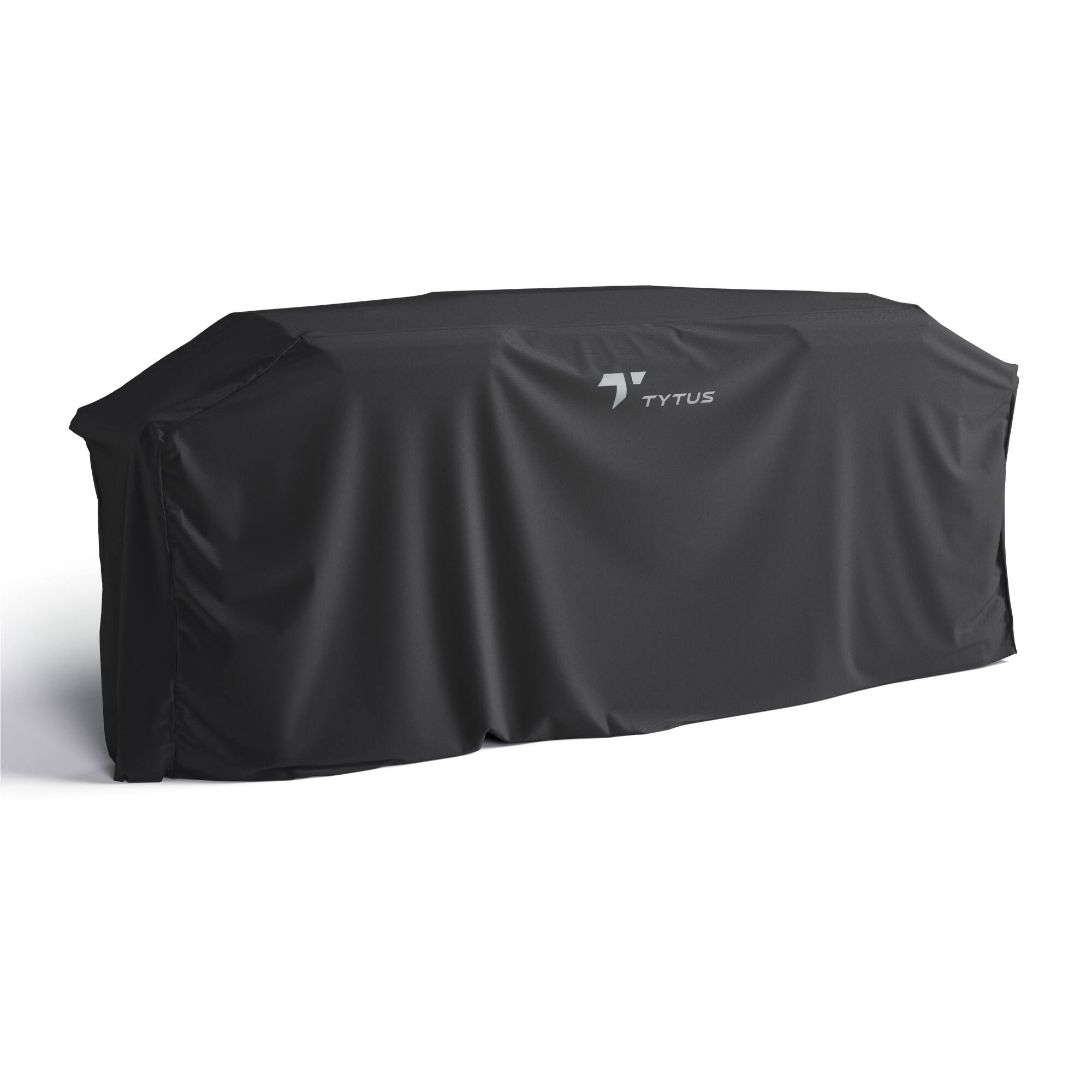 Angle. TYTUS Grills - TYTUS Modular Grill Cover - Black.