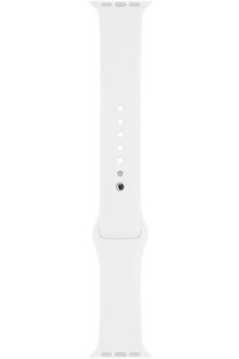 Apple - Watch Sport Band (42mm) - White - Extra Large - Red
