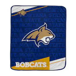 Pegasus - Montana State Bobcats 60" x 70" Diagonal Ghost Checkered Double-Sided Blanket - Multicolor